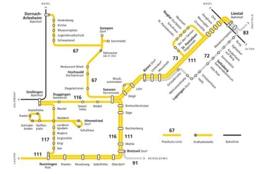 Busoptimierung Dorneckberg per den 14. Dezember 2014